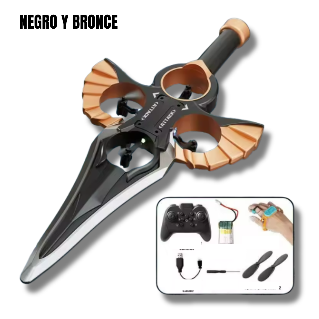 Dron RC Espada con Control Manual y Gestos