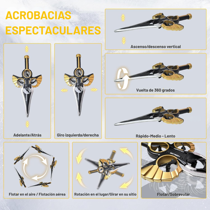 Dron RC Espada con Control Manual y Gestos