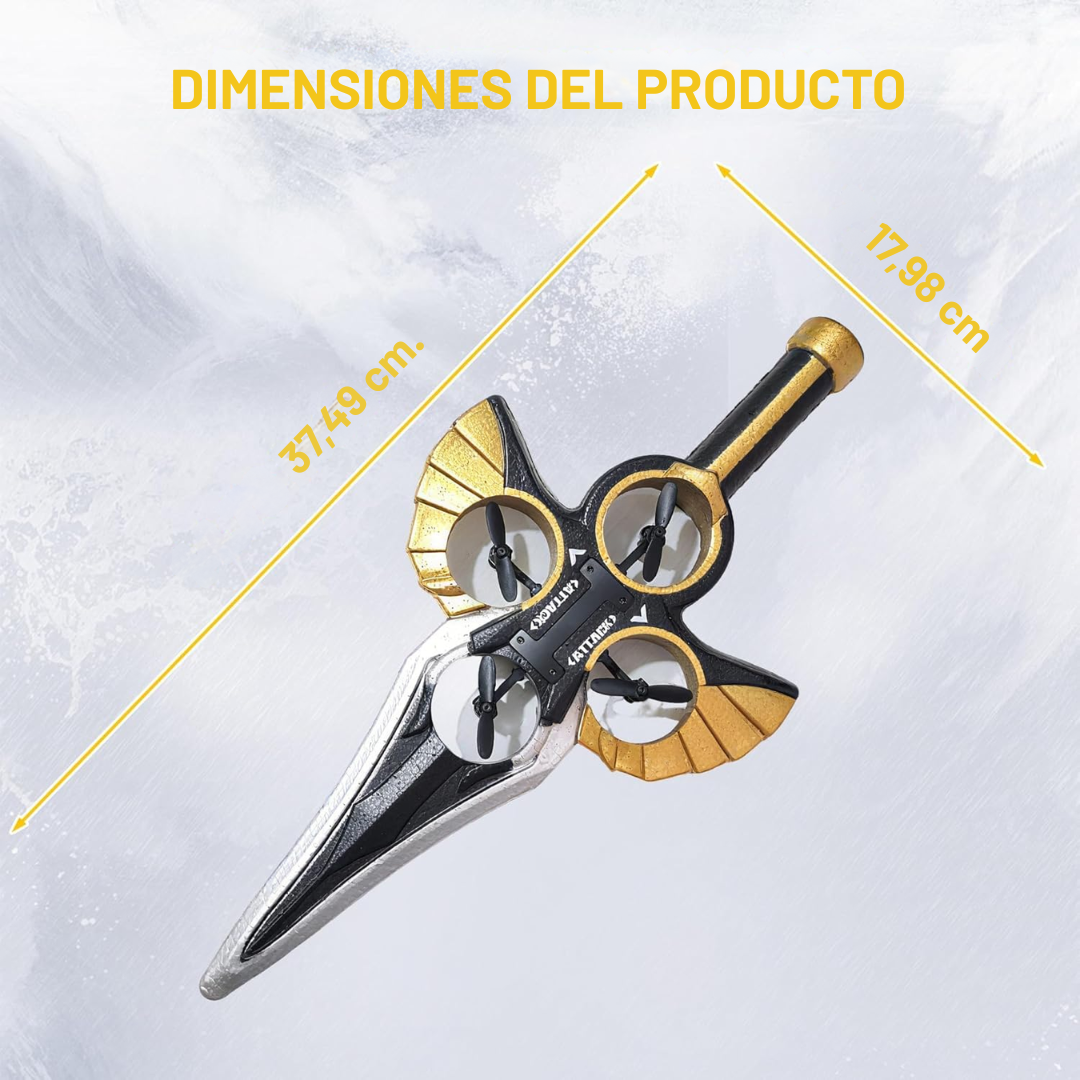 Dron RC Espada con Control Manual y Gestos